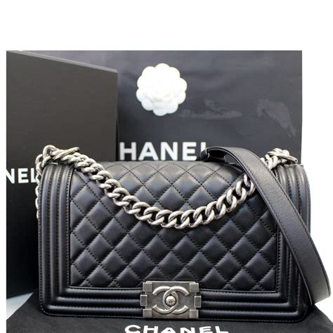 chanel all black bag price|black chanel bag for sale.